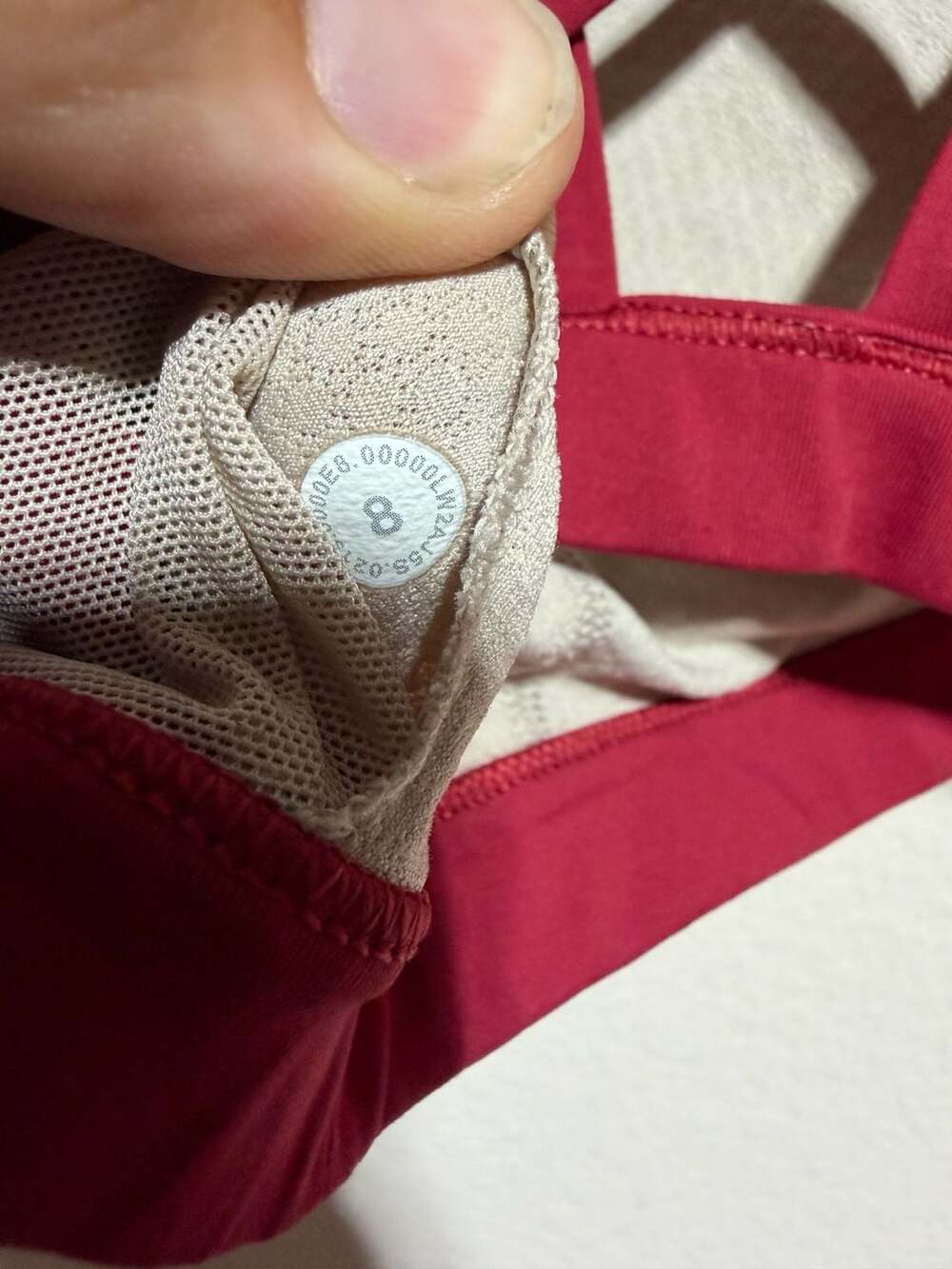 Lululemon Free to Be Serene Bra Size 8 Red - Picture 3 of 3